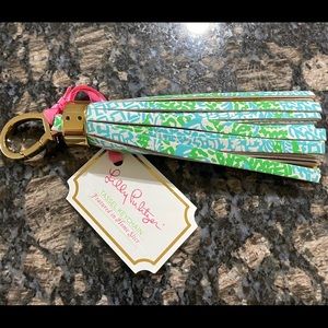 SOLD Lilly Pulitzer keychain home slice